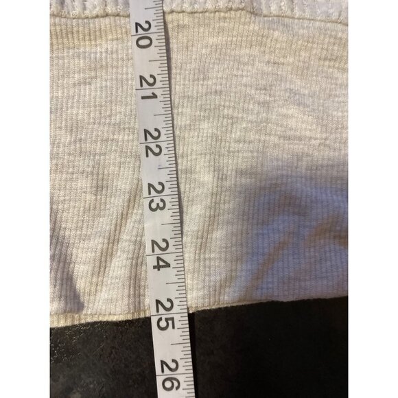 Democracy Gray Loose Fit Butterfly Sleeve Waffle Texture Lightweight Top Sz L - Picture 10 of 11